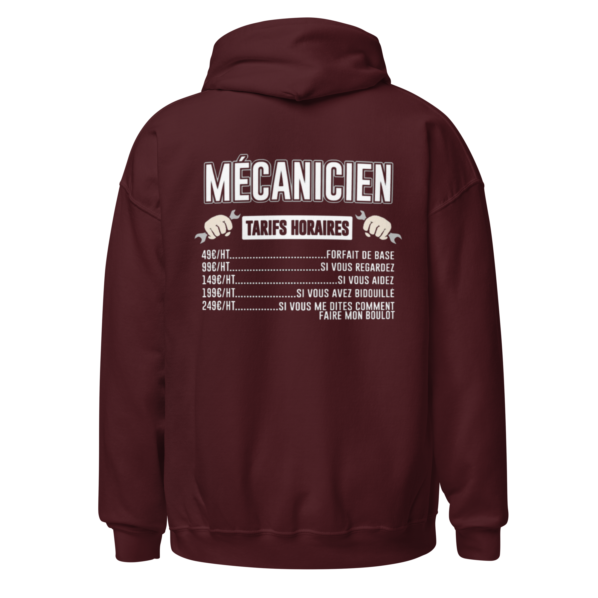 SWEAT À CAPUCHE MÉCANICIEN