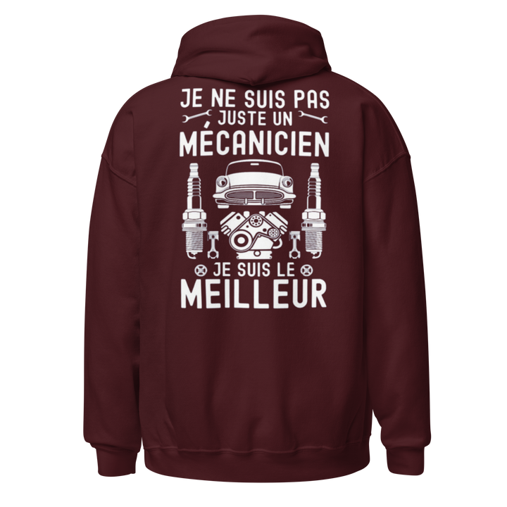SWEAT À CAPUCHEJE SUIS LE MEILLEUR MÉCANICIEN