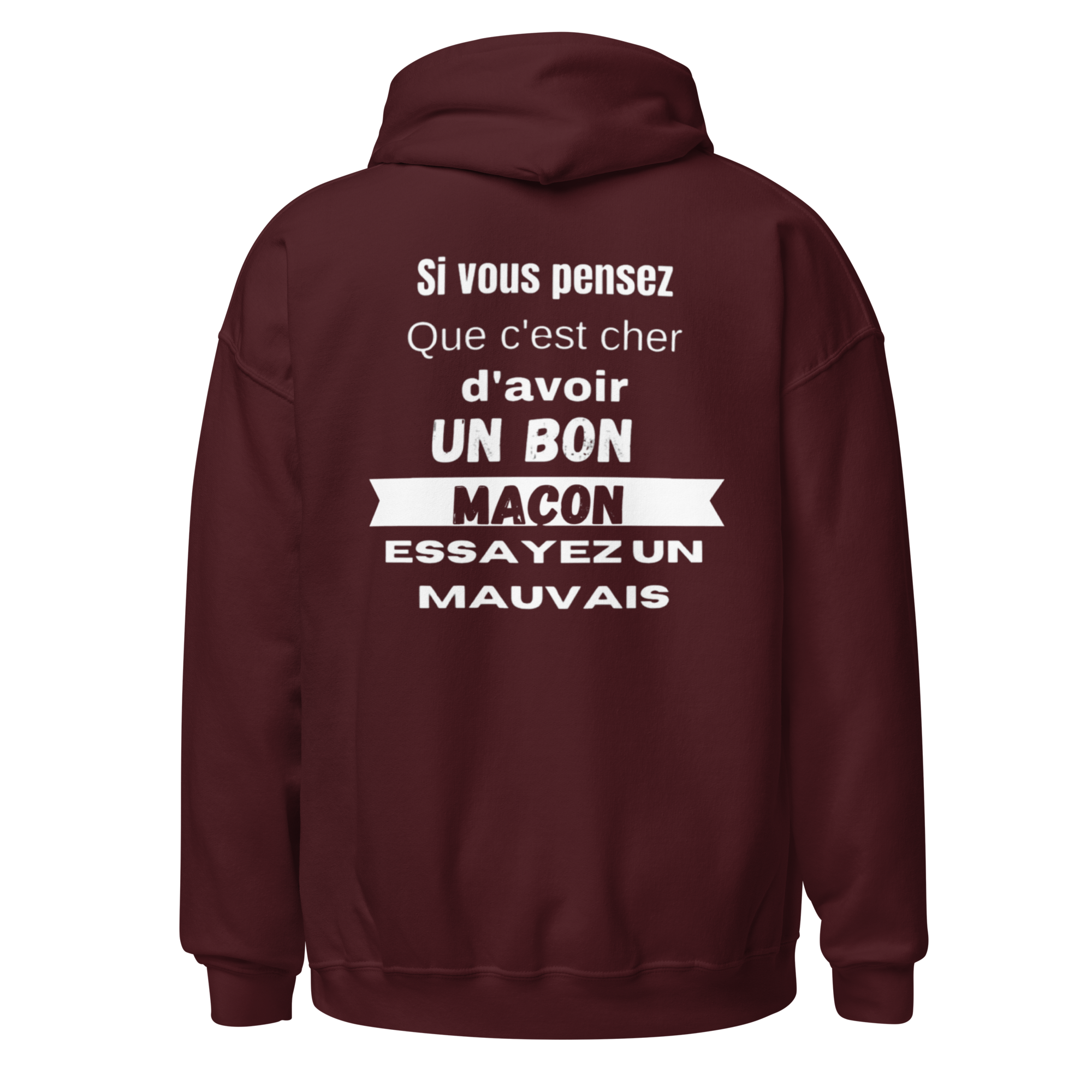 SWEAT À CAPUCHE MAÇON