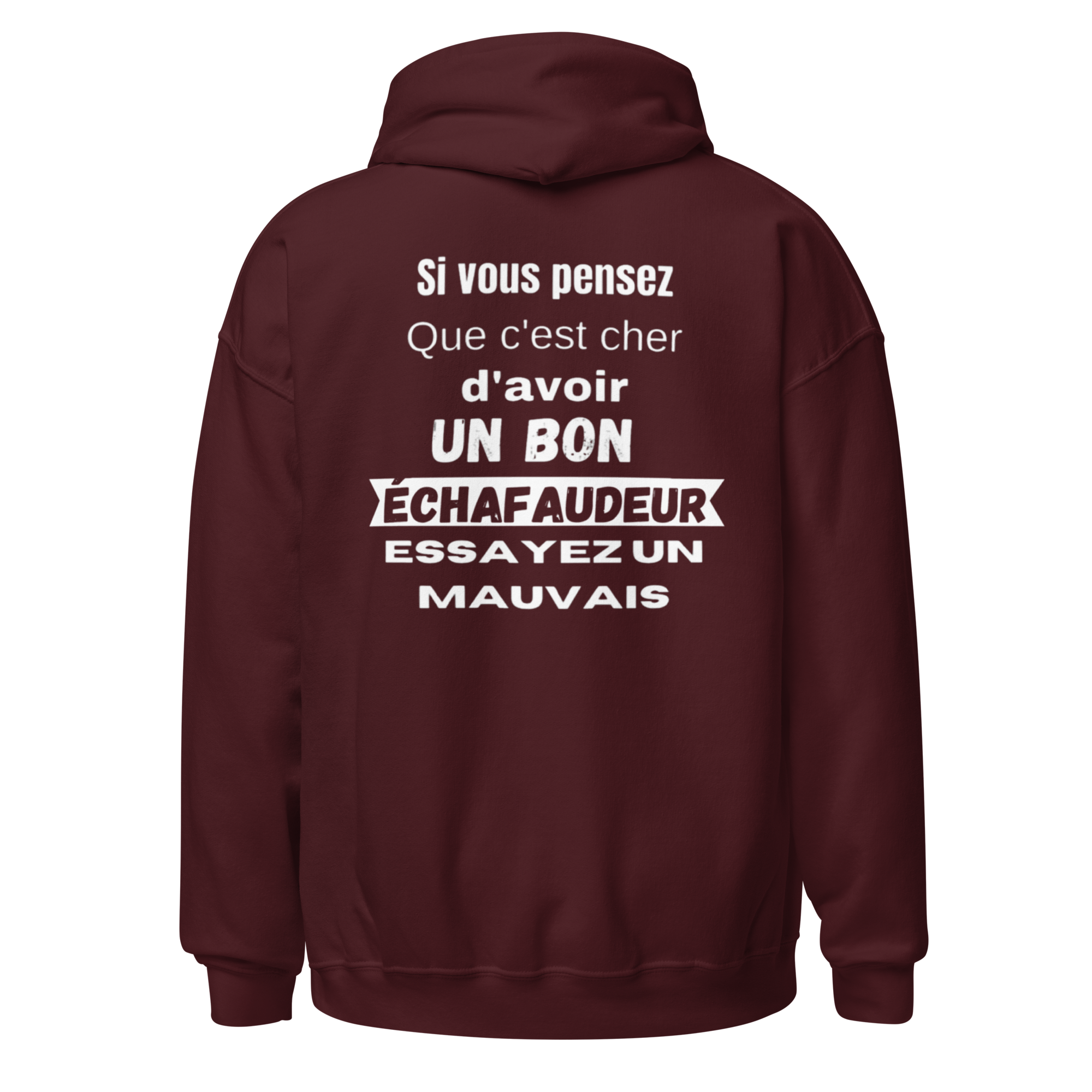 SWEAT À CAPUCHE ÉCHAFAUDEUR