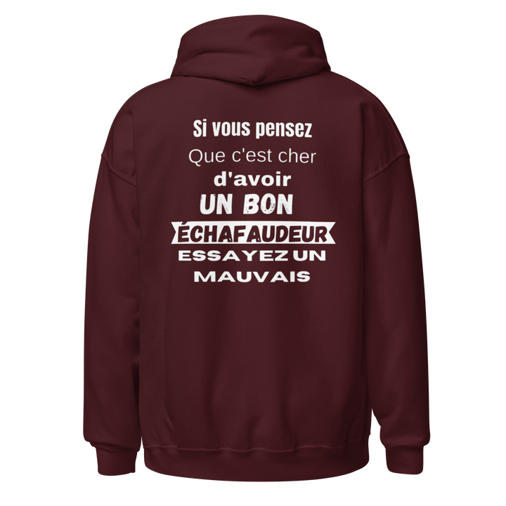 SWEAT À CAPUCHE ÉCHAFAUDEUR
