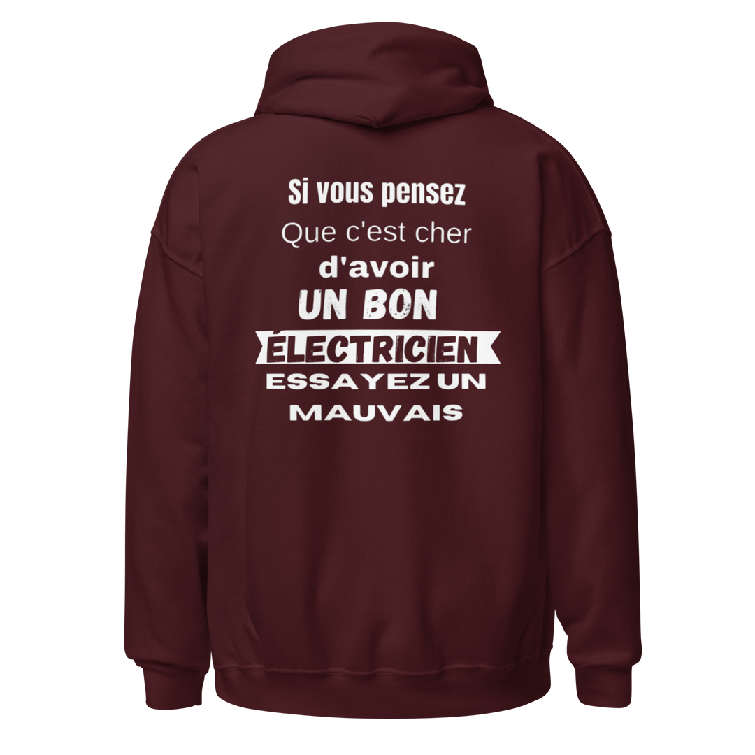 SWEAT À CAPUCHE ÉLECTRICIEN SI VOUS PENSEZ QUE