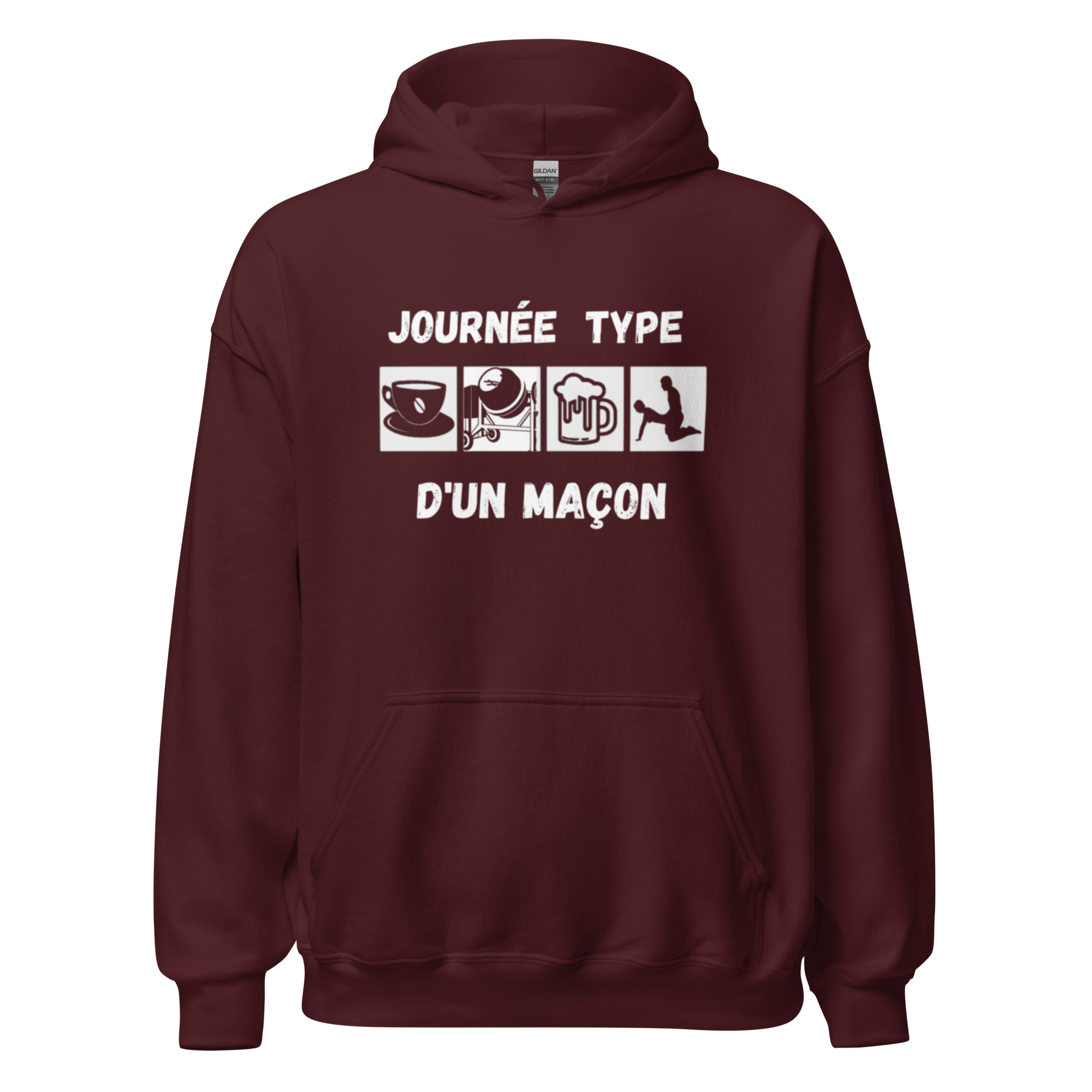 SWEAT À CAPUCHE MAÇON