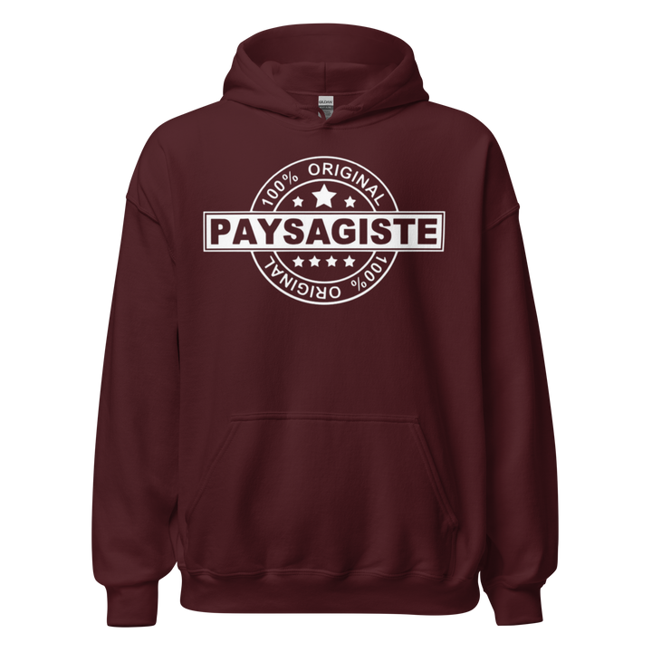 SWEAT À CAPUCHE PAYSAGISTE 100% ORIGINAL
