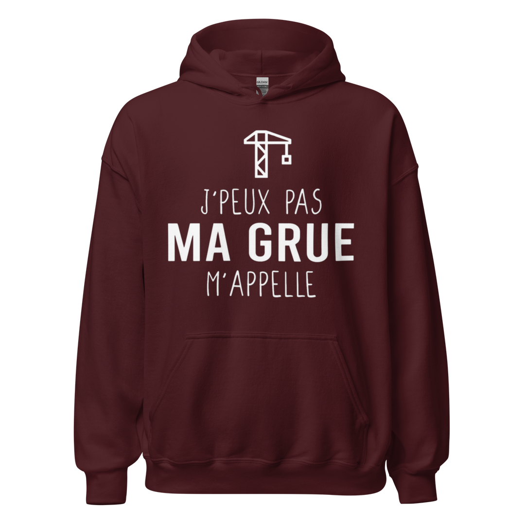 SWEAT À CAPUCHE GRUTIER JE PEUX PAS