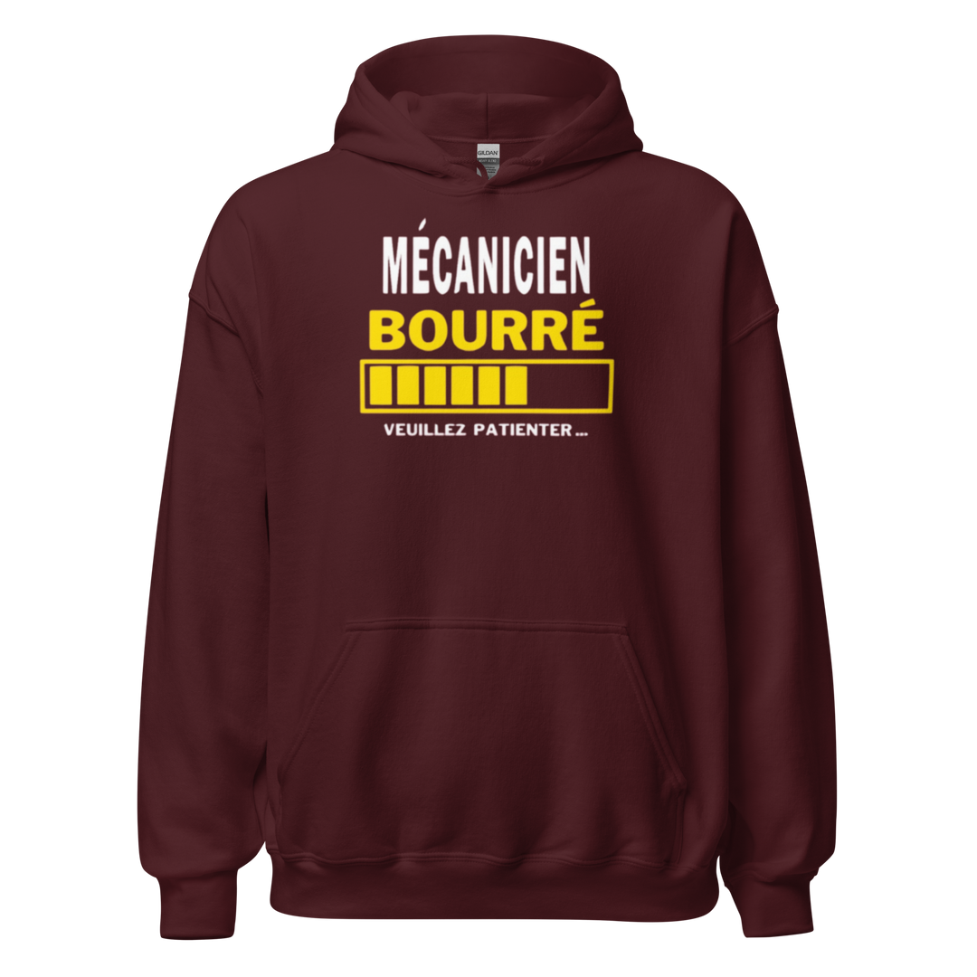 SWEAT À CAPUCHE MÉCANICIEN BOURRÉ