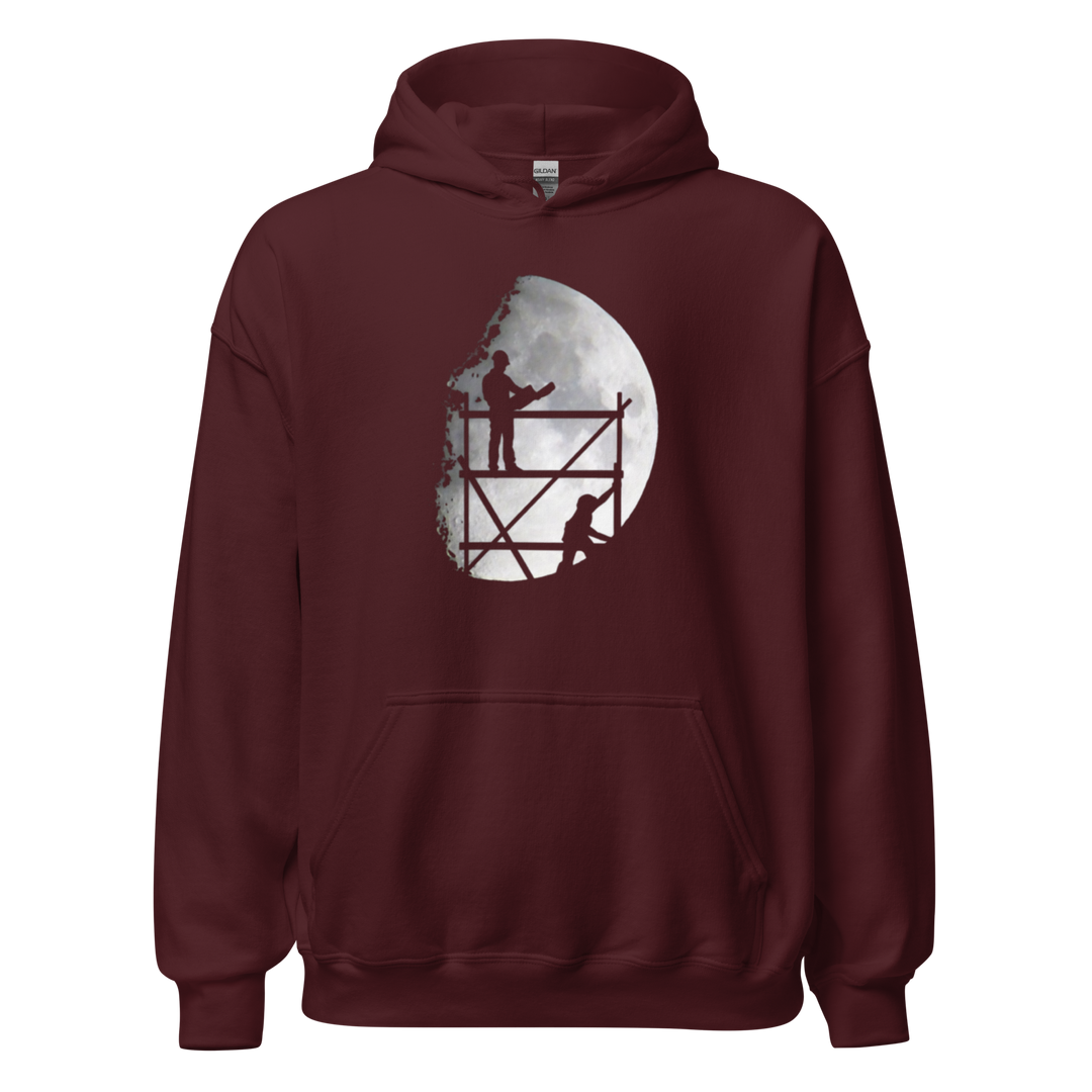 SWEAT À CAPUCHE ÉCHAFAUDEUR LUNE