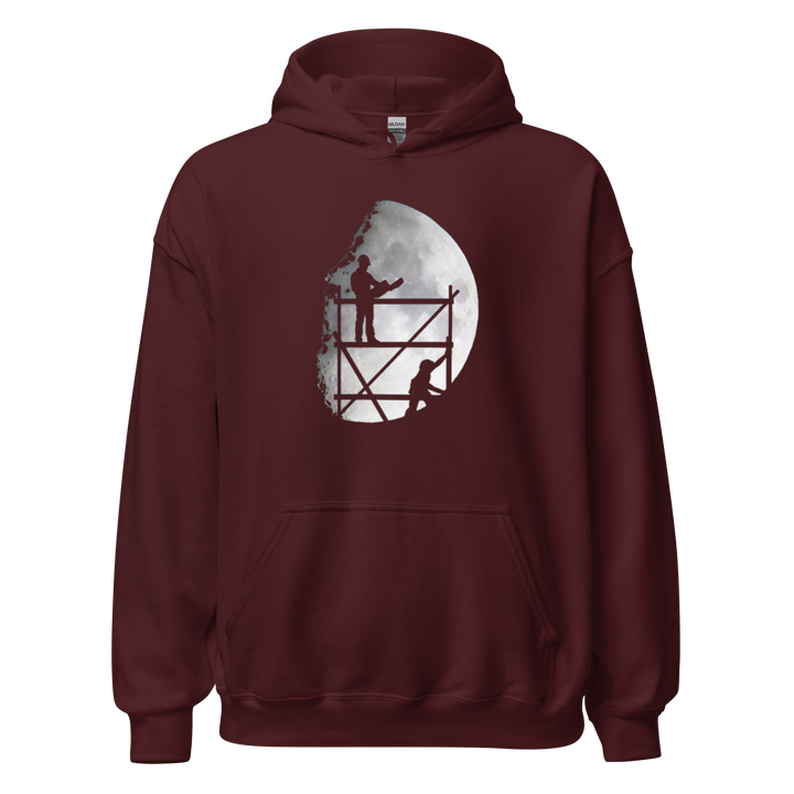 SWEAT À CAPUCHE ÉCHAFAUDEUR LUNE