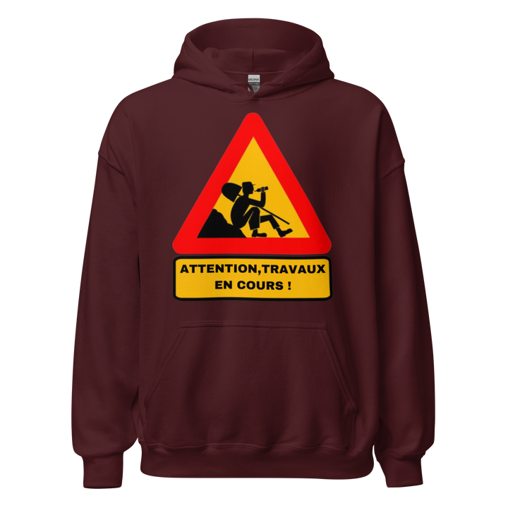 SWEAT À CAPUCHE BTP CHANTIER EN COURS