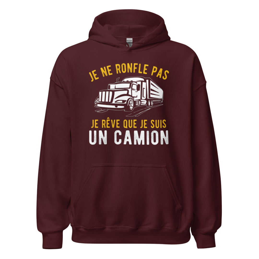SWEAT À CAPUCHE JE RONFLE PAS