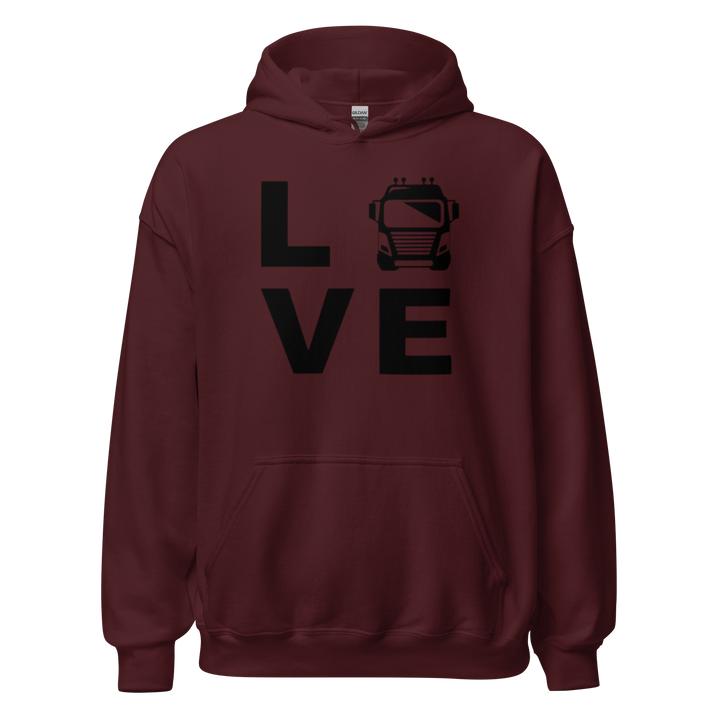 SWEAT À CAPUCHE LOVE CHAUFFEUR/ROUTIER
