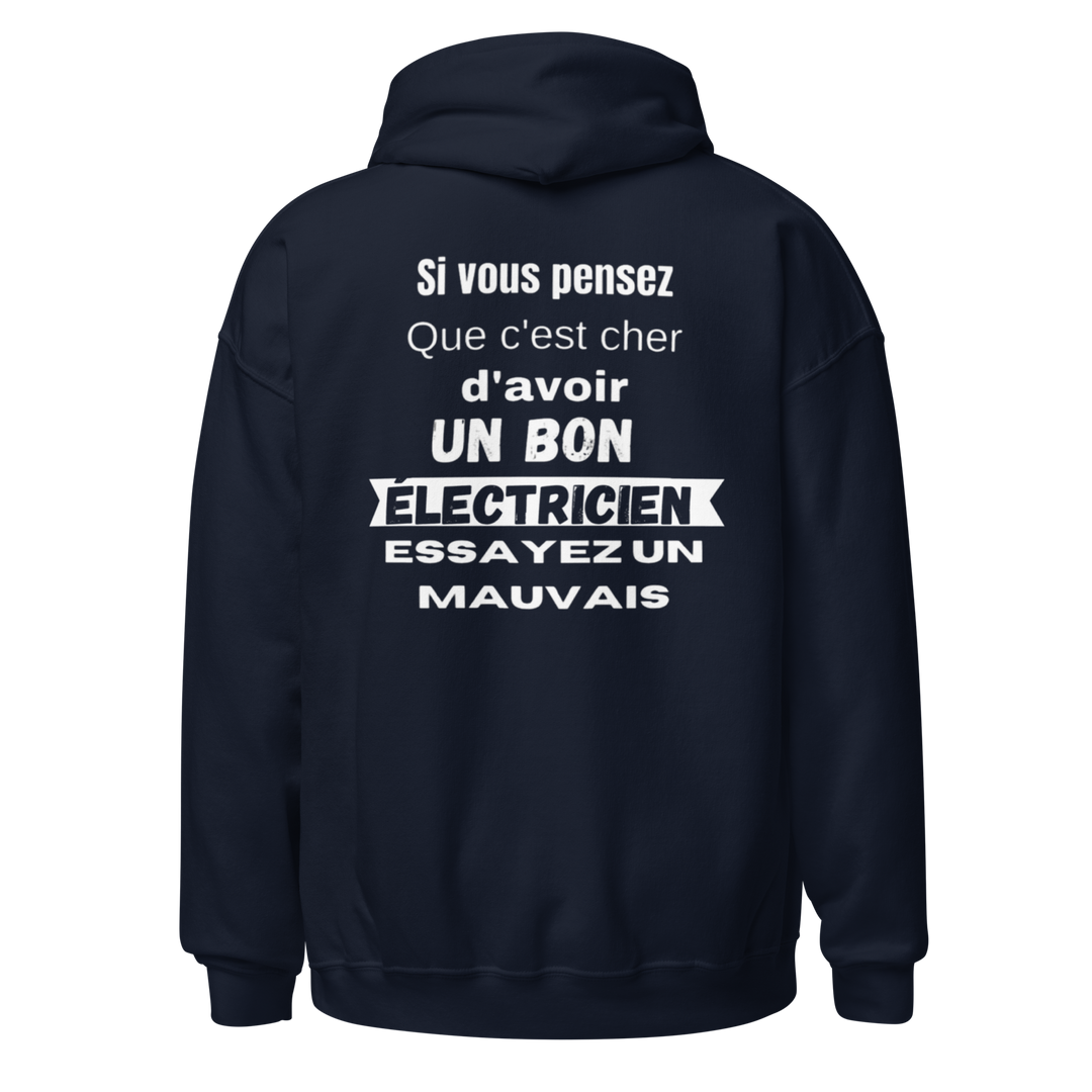 SWEAT À CAPUCHE ÉLECTRICIEN SI VOUS PENSEZ QUE