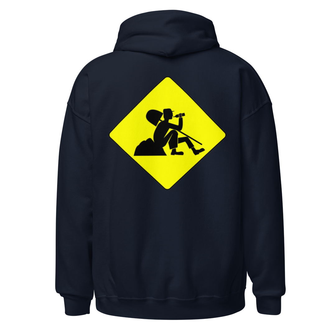 SWEAT À CAPUCHE BTP PANNEAU DOS