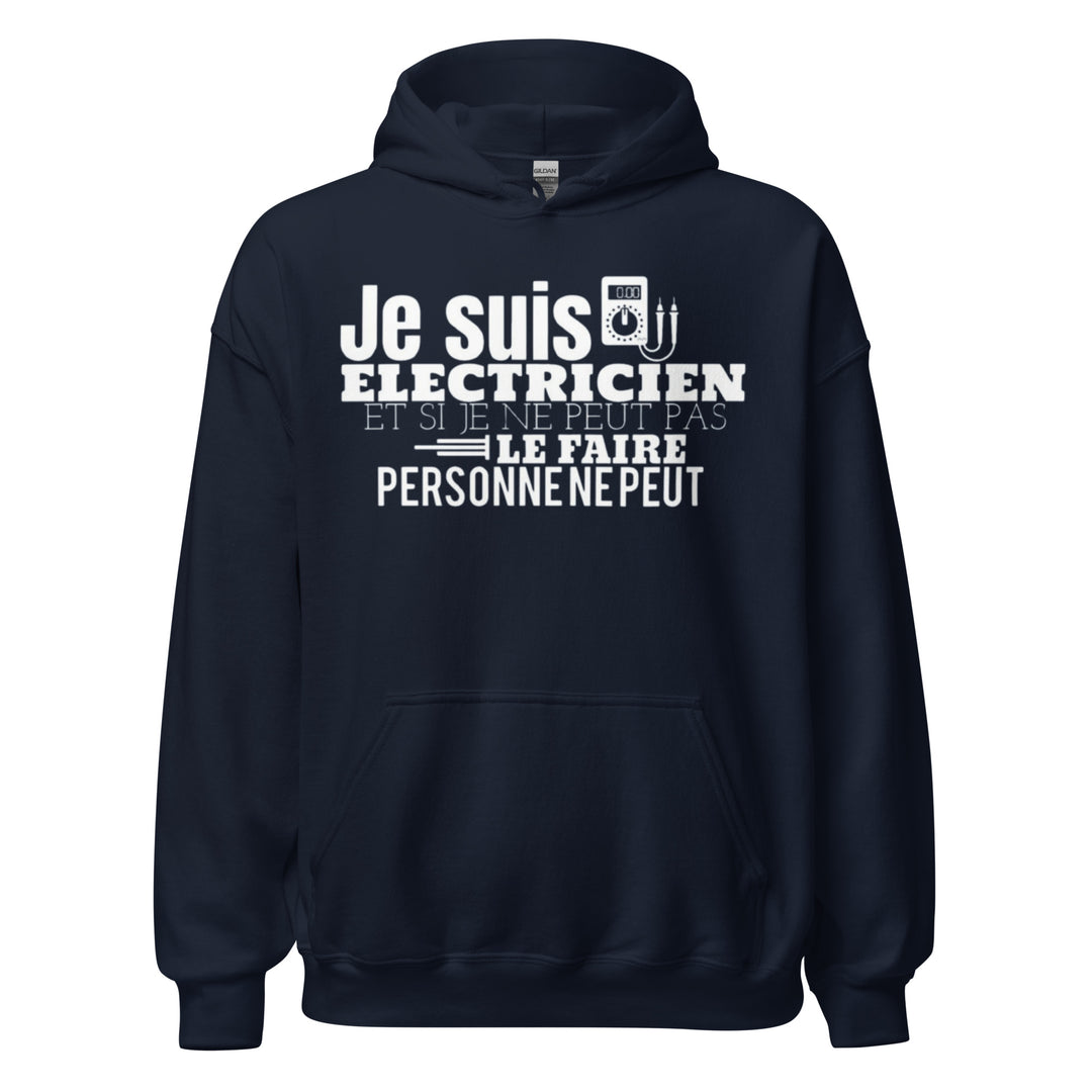 SWEAT À CAPUCHE ÉLECTRICIEN JE SUIS ELECTRICIEN