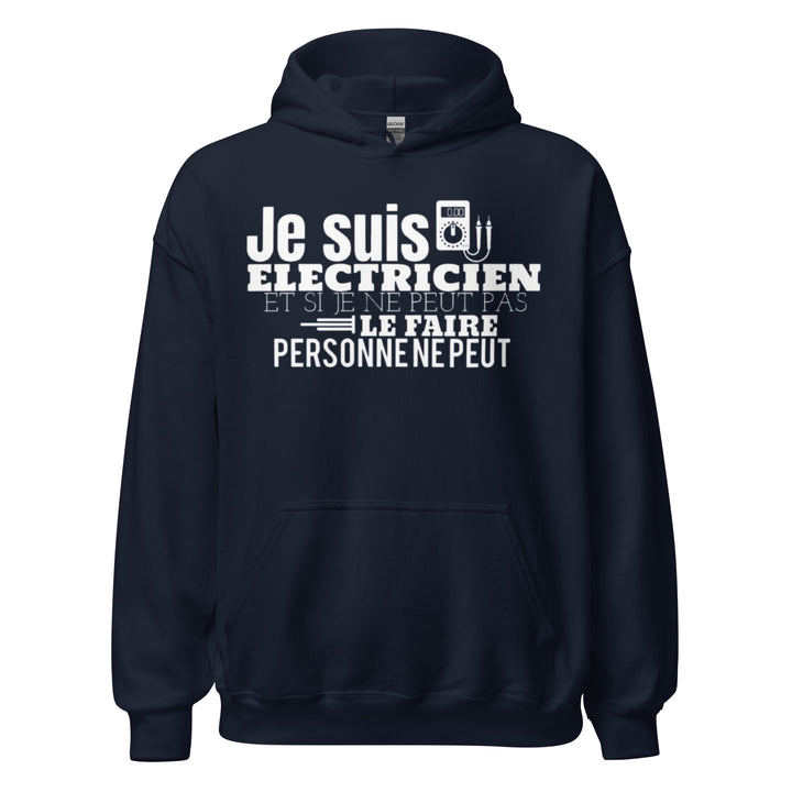 SWEAT À CAPUCHE ÉLECTRICIEN JE SUIS ELECTRICIEN
