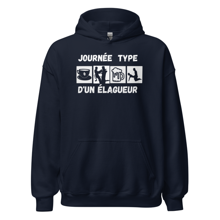 SWEAT À CAPUCHE ÉLAGUEUR JOURNEE TYPE