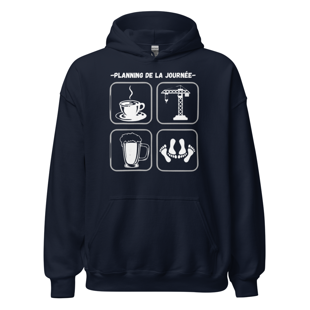 SWEAT À CAPUCHE GRUTIER PLANNING