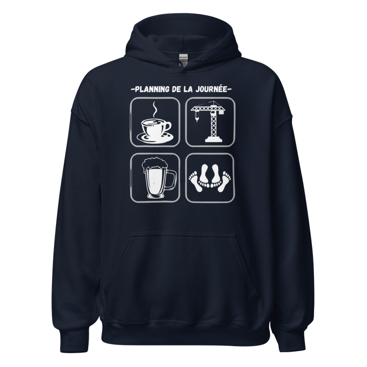SWEAT À CAPUCHE GRUTIER PLANNING