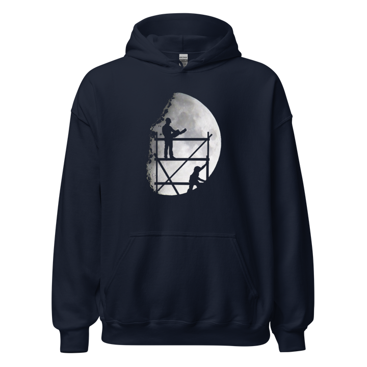 SWEAT À CAPUCHE ÉCHAFAUDEUR LUNE
