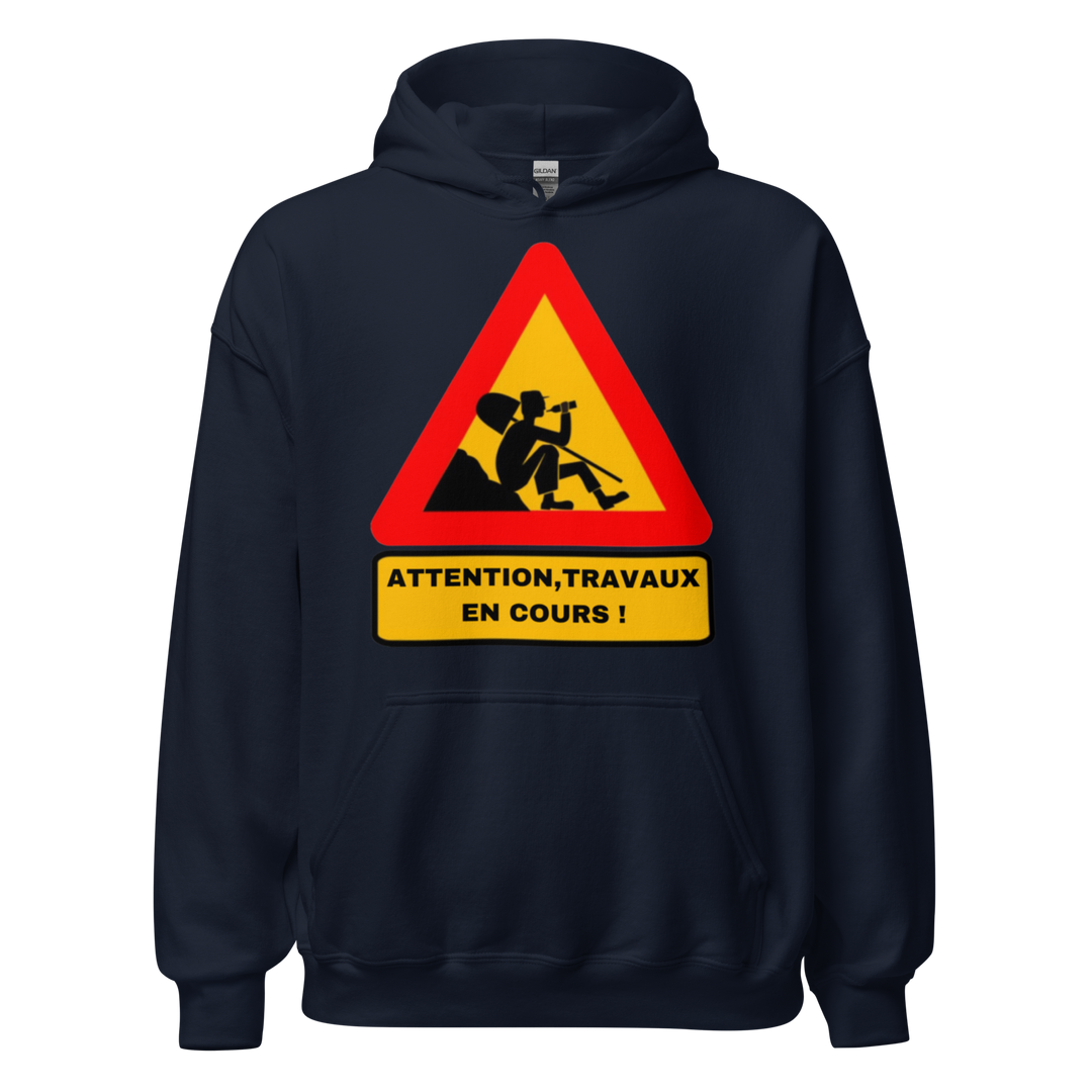SWEAT À CAPUCHE BTP CHANTIER EN COURS