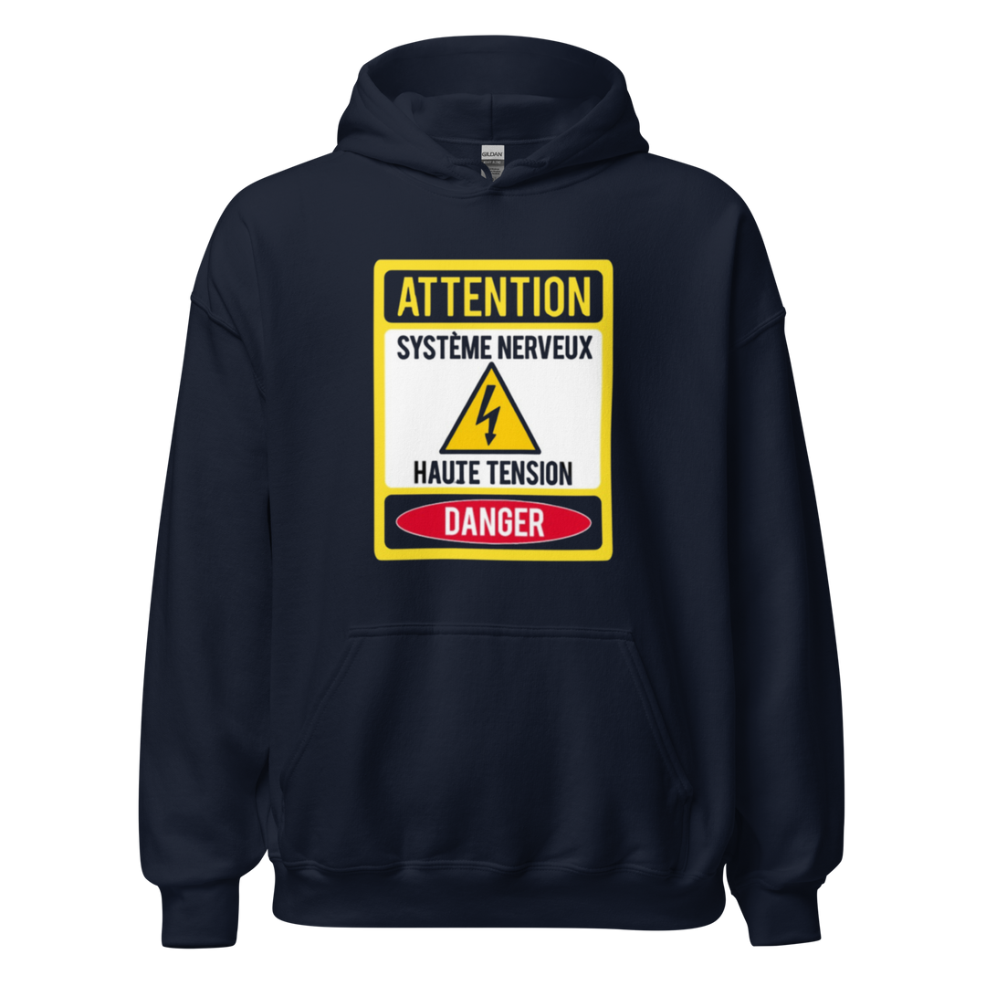 SWEAT À CAPUCHE ÉLECTRICIEN SOUS HAUTE TENSION