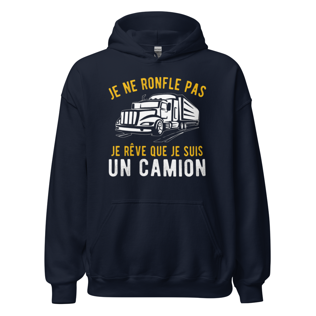 SWEAT À CAPUCHE JE RONFLE PAS