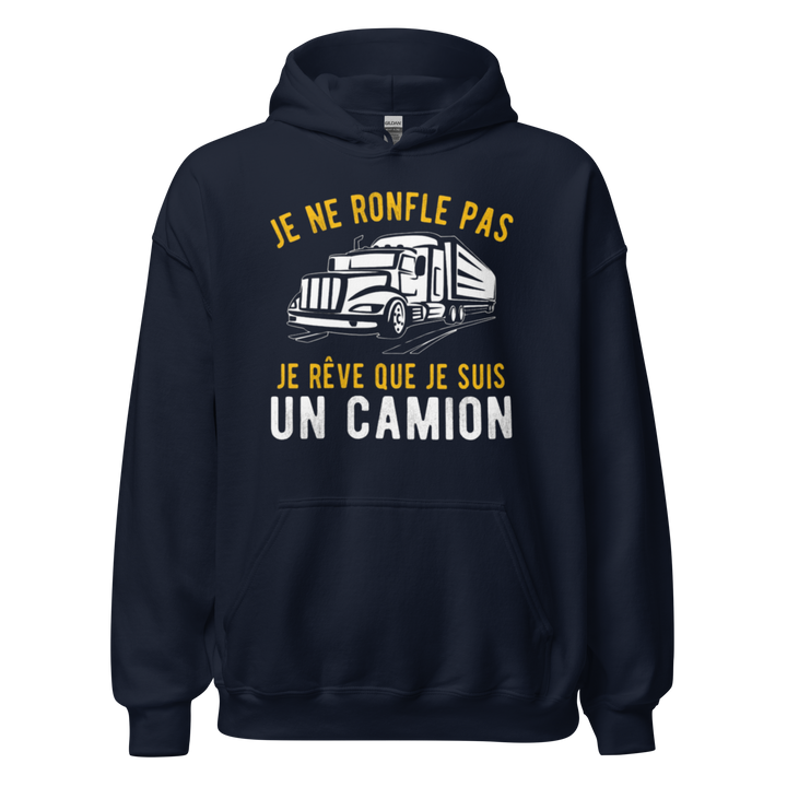 SWEAT À CAPUCHE JE RONFLE PAS