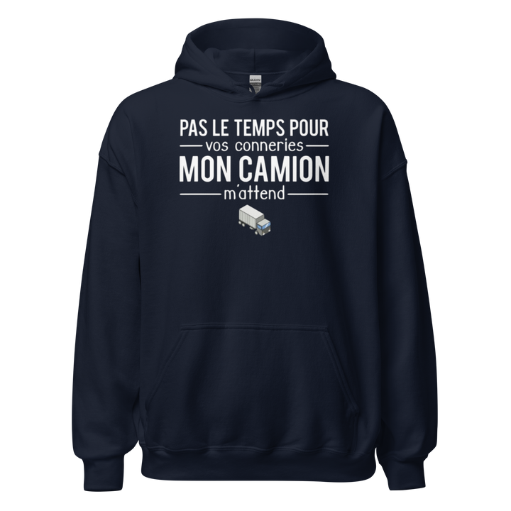 SWEAT À CAPUCHE MON CAMION M'ATTEND