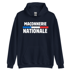 SWEAT À CAPUCHE MACONNERIE NATIONALE