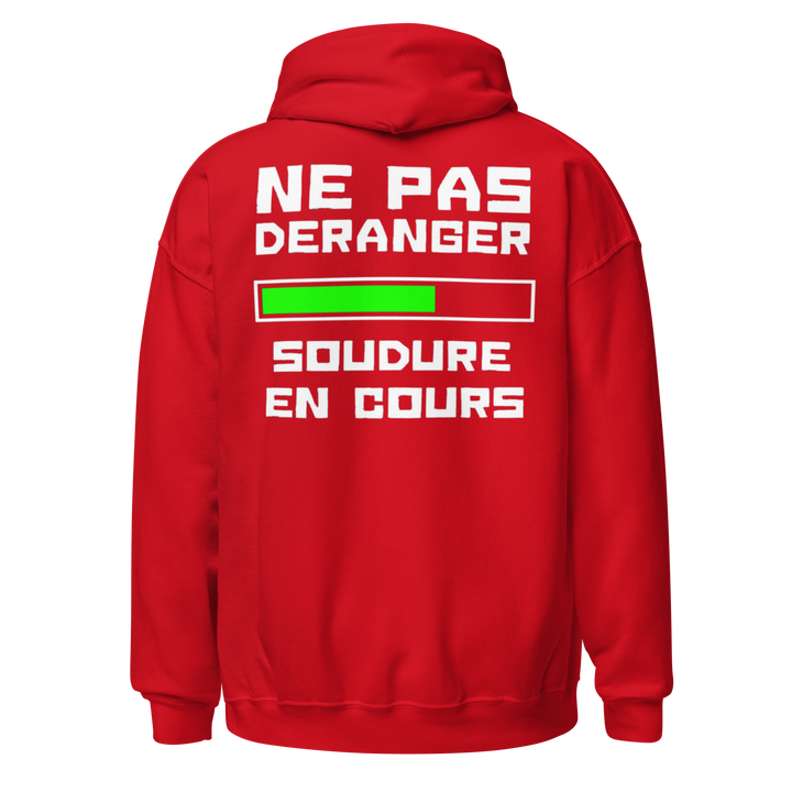 SWEAT À CAPUCHE SOUDEUR NE PAS DERANGER