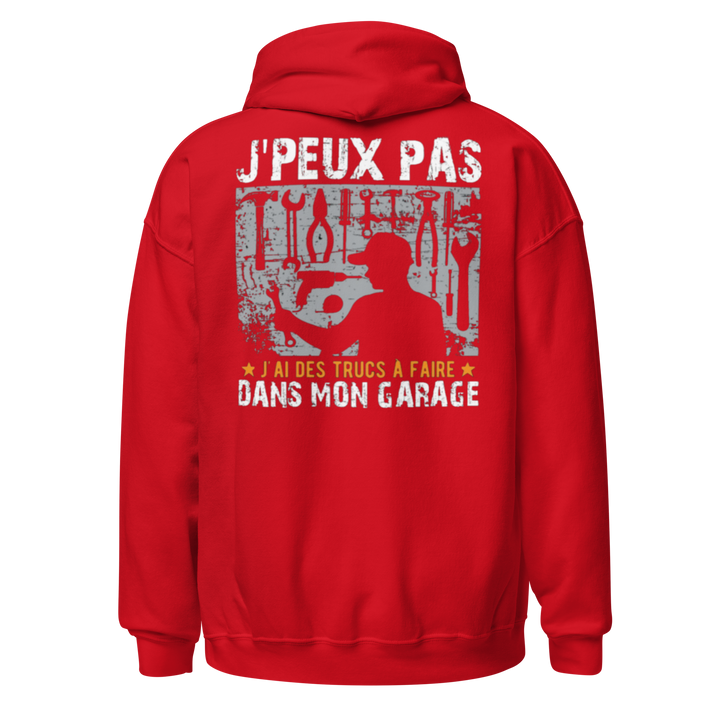 SWEAT À CAPUCHE MÉCANICIEN J'PEUX PAS