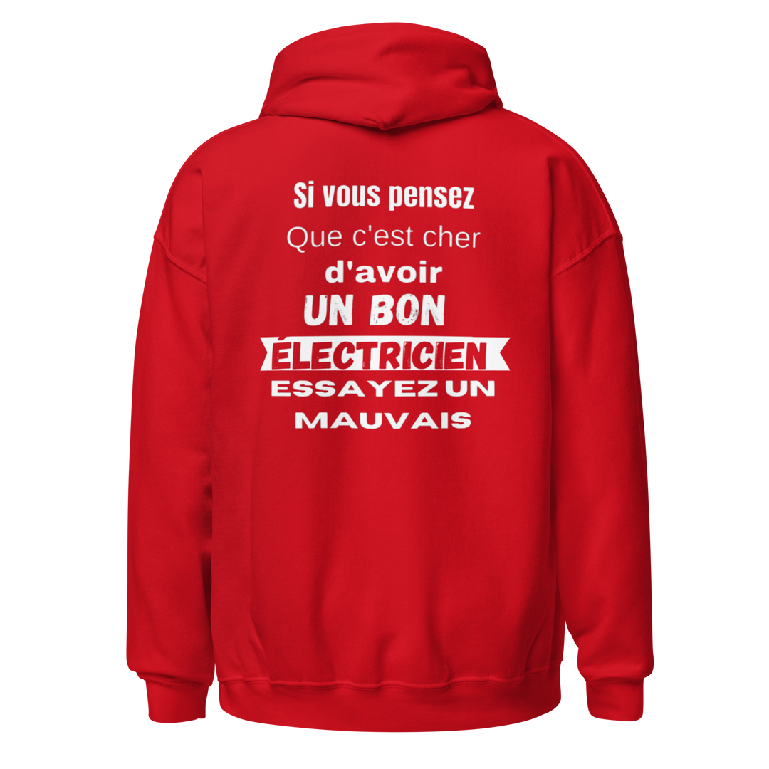 SWEAT À CAPUCHE ÉLECTRICIEN SI VOUS PENSEZ QUE