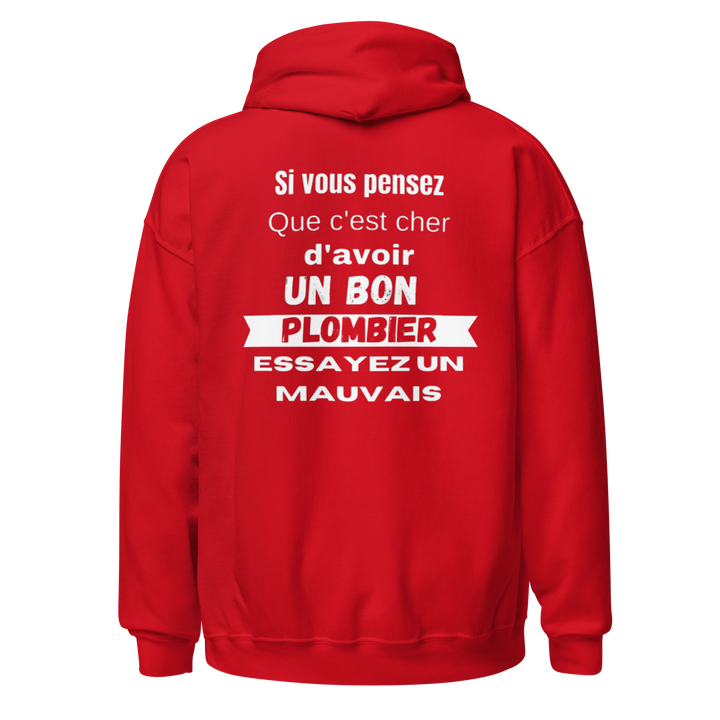 SWEAT À CAPUCHE PLOMBIER SI VOUS PENSEZ QUE