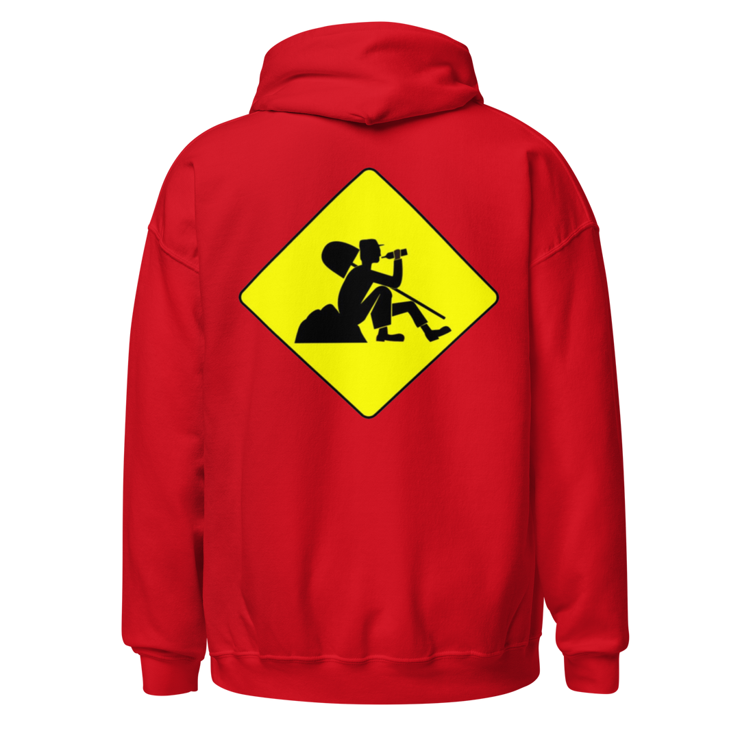 SWEAT À CAPUCHE BTP PANNEAU DOS