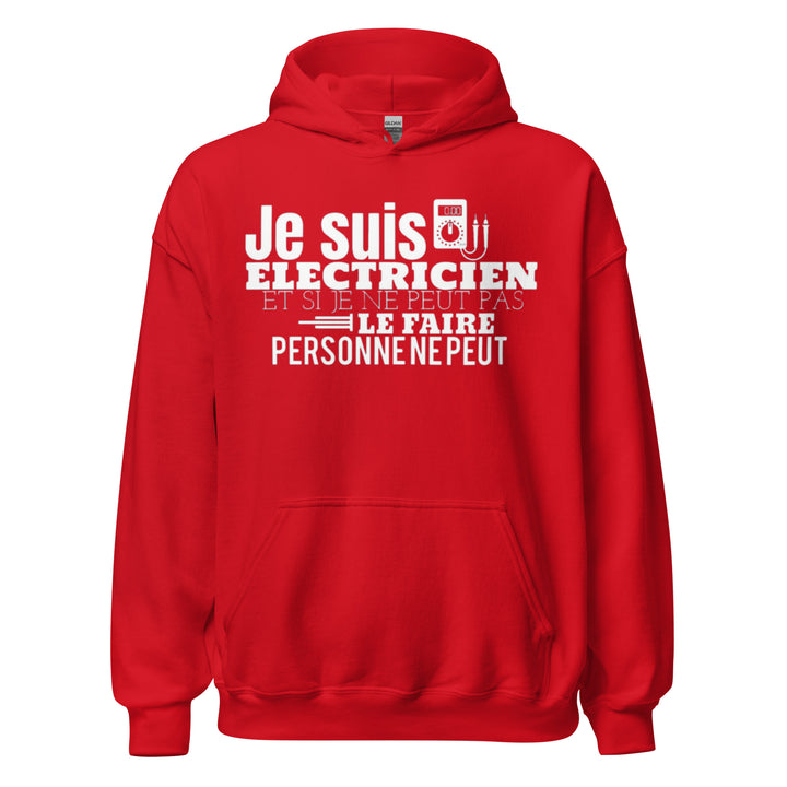 SWEAT À CAPUCHE ÉLECTRICIEN JE SUIS ELECTRICIEN