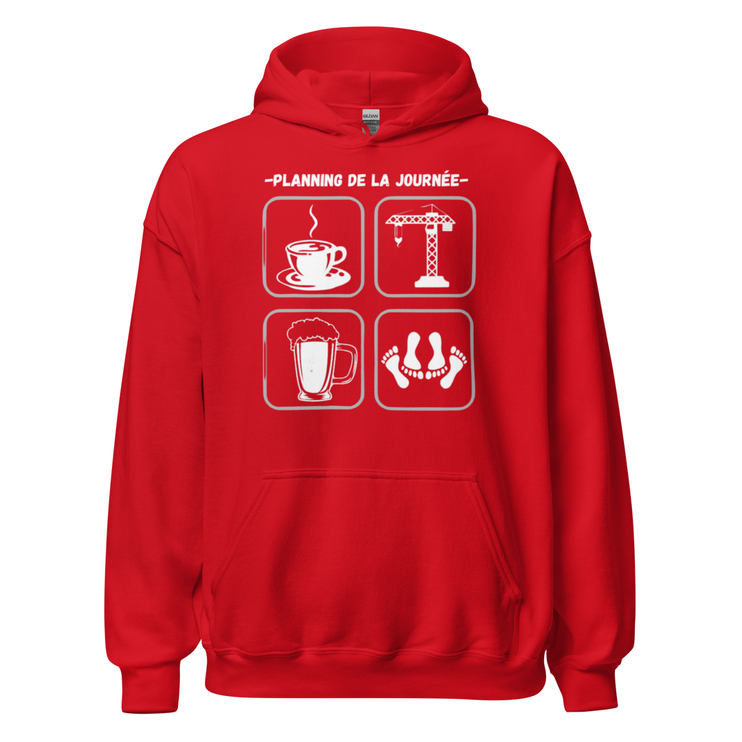SWEAT À CAPUCHE GRUTIER PLANNING