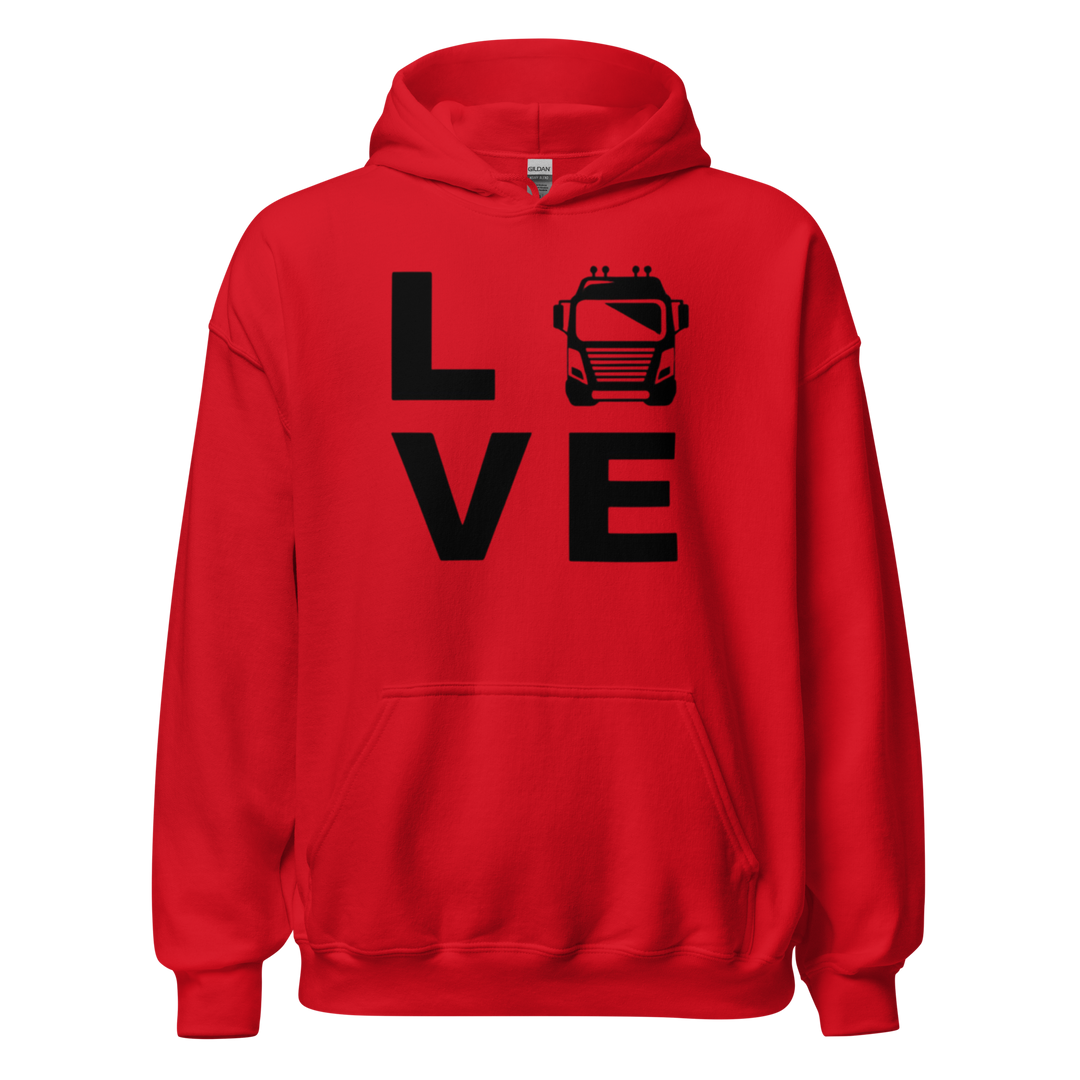SWEAT À CAPUCHE LOVE CHAUFFEUR/ROUTIER