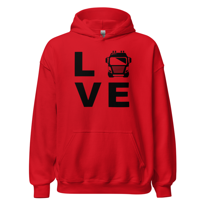 SWEAT À CAPUCHE LOVE CHAUFFEUR/ROUTIER