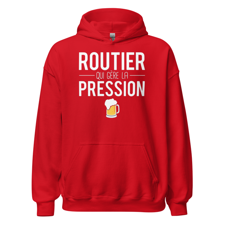 SWEAT À CAPUCHE ROUTIER SOUS PRESSION