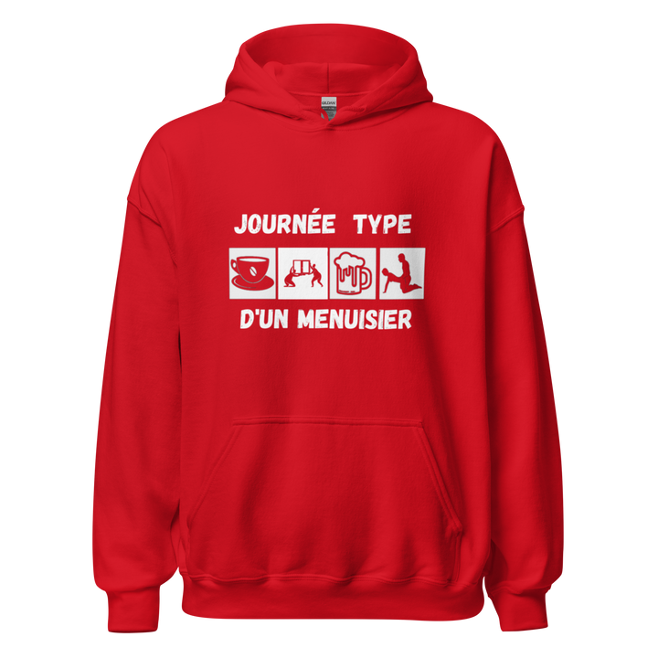 SWEAT À CAPUCHE JOURNÉE TYPE MENUISIER