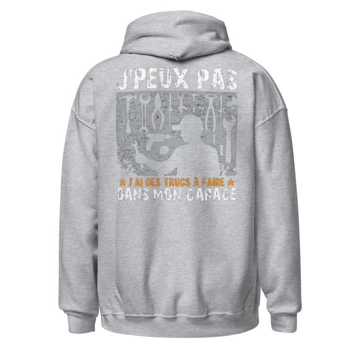 SWEAT À CAPUCHE MÉCANICIEN J'PEUX PAS