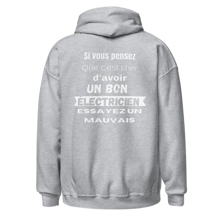 SWEAT À CAPUCHE ÉLECTRICIEN SI VOUS PENSEZ QUE
