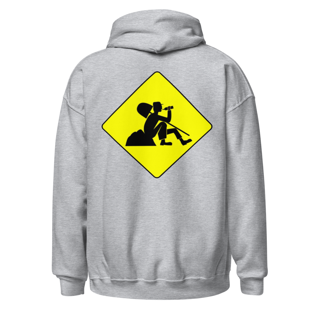 SWEAT À CAPUCHE BTP PANNEAU DOS