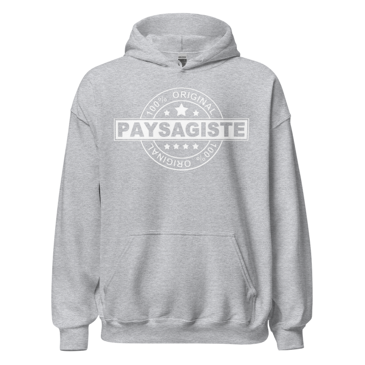 SWEAT À CAPUCHE PAYSAGISTE 100% ORIGINAL