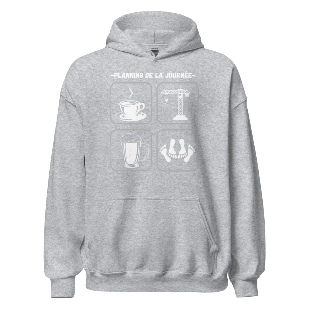 SWEAT À CAPUCHE GRUTIER PLANNING
