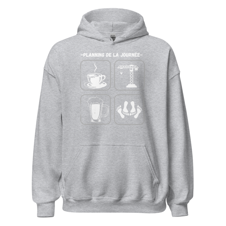 SWEAT À CAPUCHE GRUTIER PLANNING