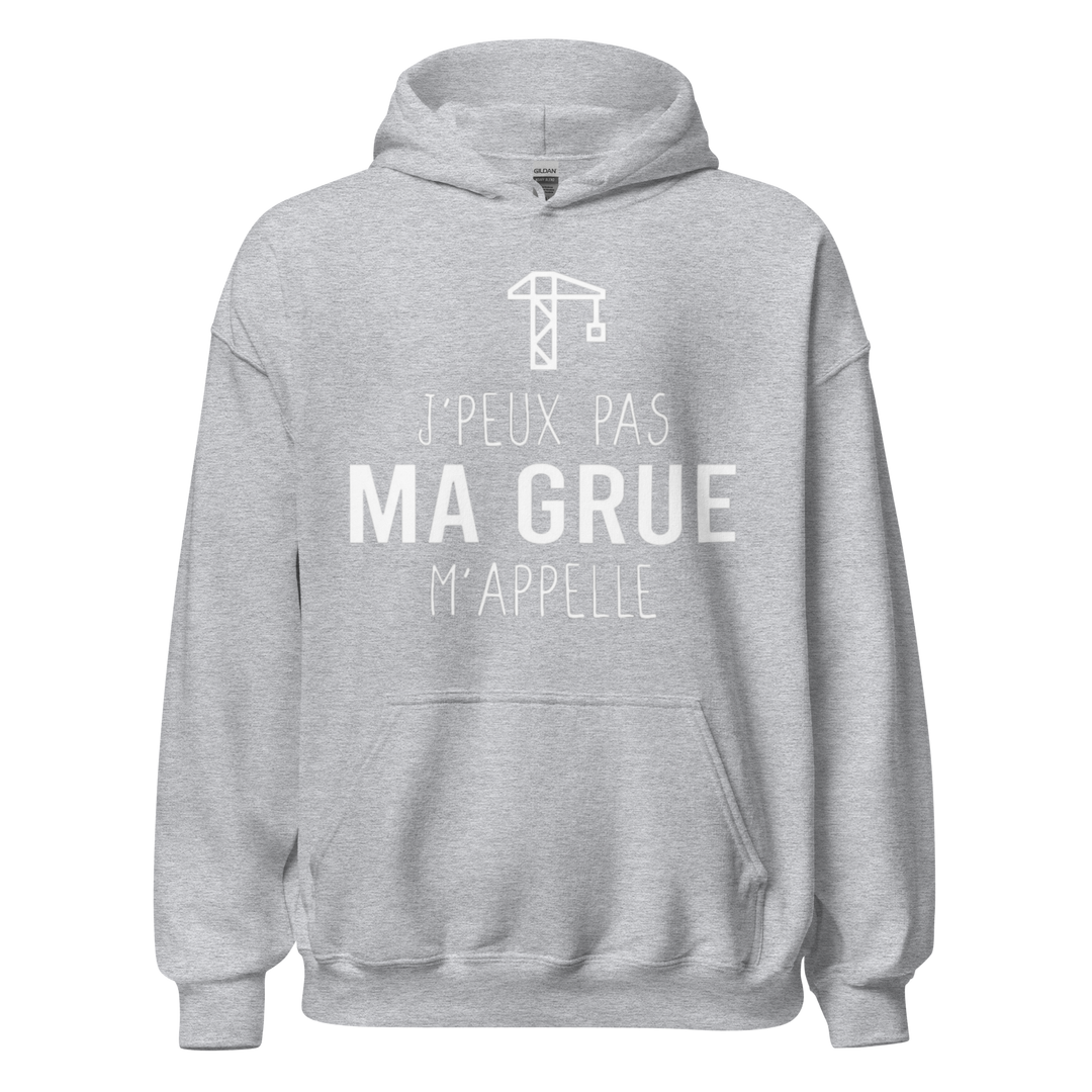 SWEAT À CAPUCHE GRUTIER JE PEUX PAS