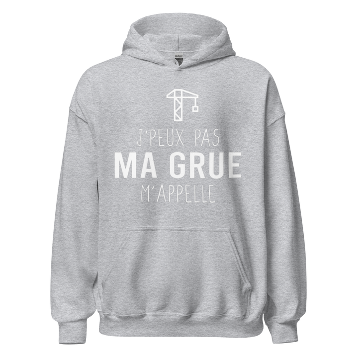 SWEAT À CAPUCHE GRUTIER JE PEUX PAS