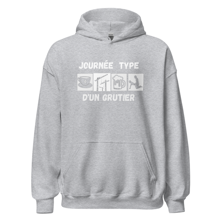 SWEAT À CAPUCHE GRUTIER JOURNNE TYPE