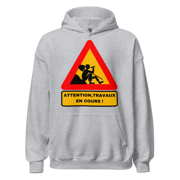 SWEAT À CAPUCHE BTP CHANTIER EN COURS
